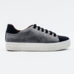 Lucy Grey Vegan Leather Lace Trainer