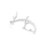 Antlers Bangle Silver