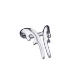 Antlers Long Ring Silver