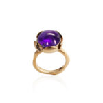 Blossom large ring with Amethyst