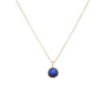 Blossom pendant with lapis lazuli