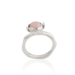 BLOSSOM small floret ring with Peruvian opal