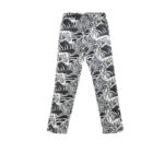 Baby Pajamas Silk Pants “Black Zebra” Print