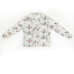 Baby Pajamas Silk Shirt “Woman” Print