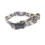 Sustainable Dog Collar – Blue  And White Pattern