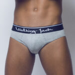 Walking Jack – Ash Briefs – Grey Athletic Underwear
