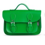 Handmade Leather Micro satchel Plus – Green