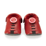 SHU-008 – Red Leather Shoe with Red Swirl